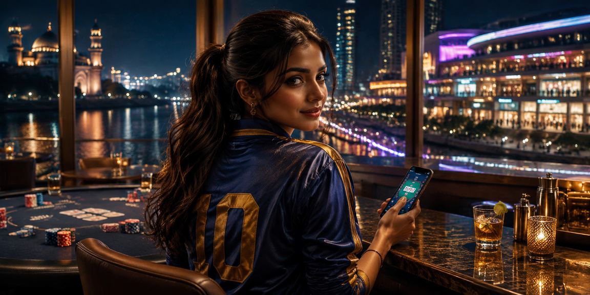 Indian player engaging in cricket betting on mobile device using 562162 platform
